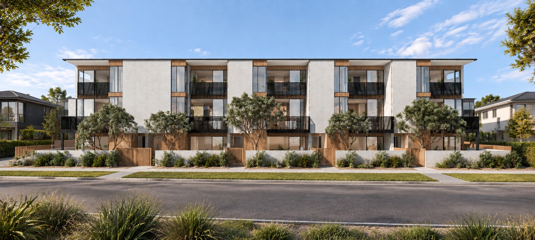 Oceanbeach Road, Mount Maunganui, Tauranga — townhouse design