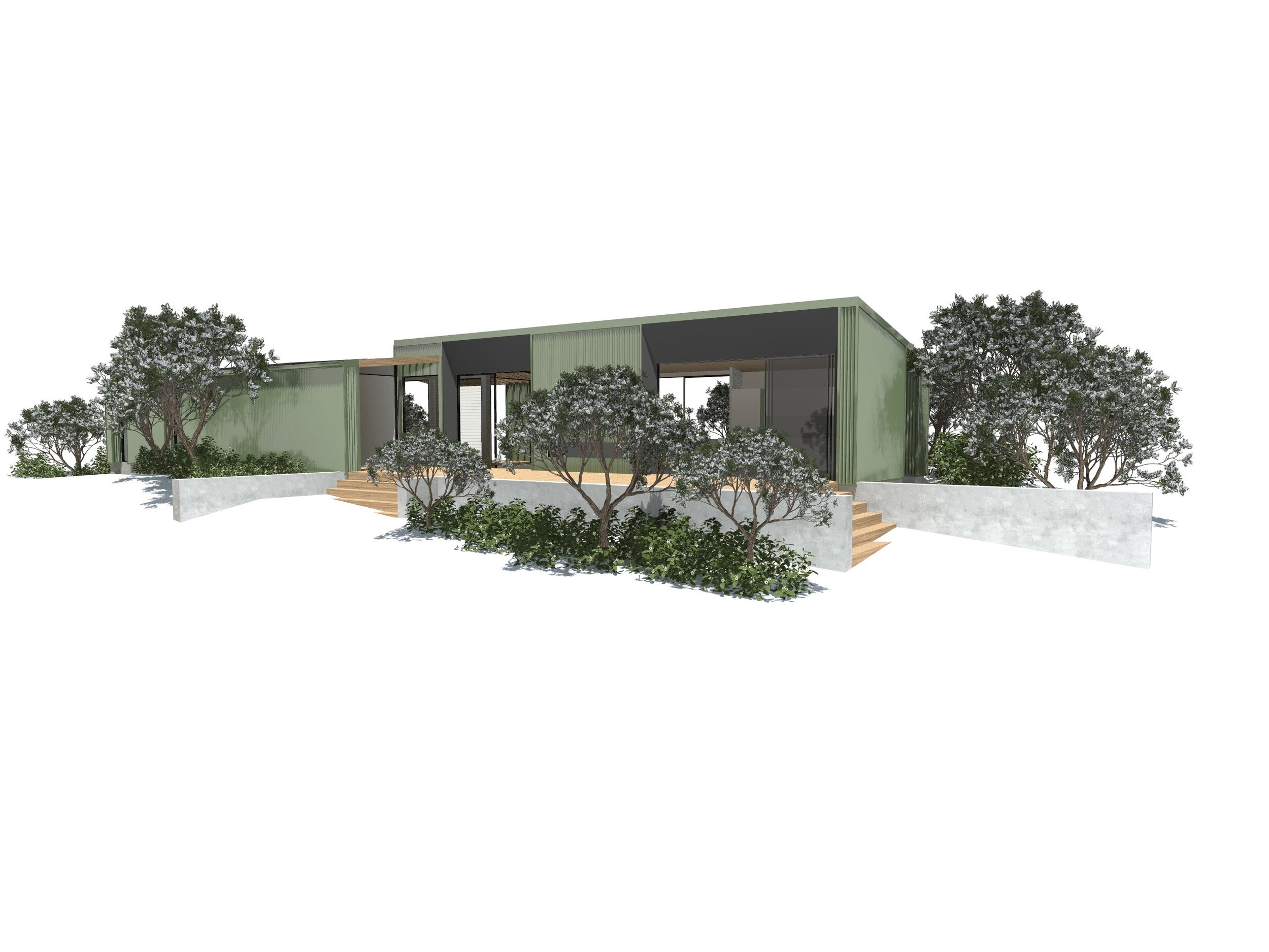 Hideaway — residential house design — view 4