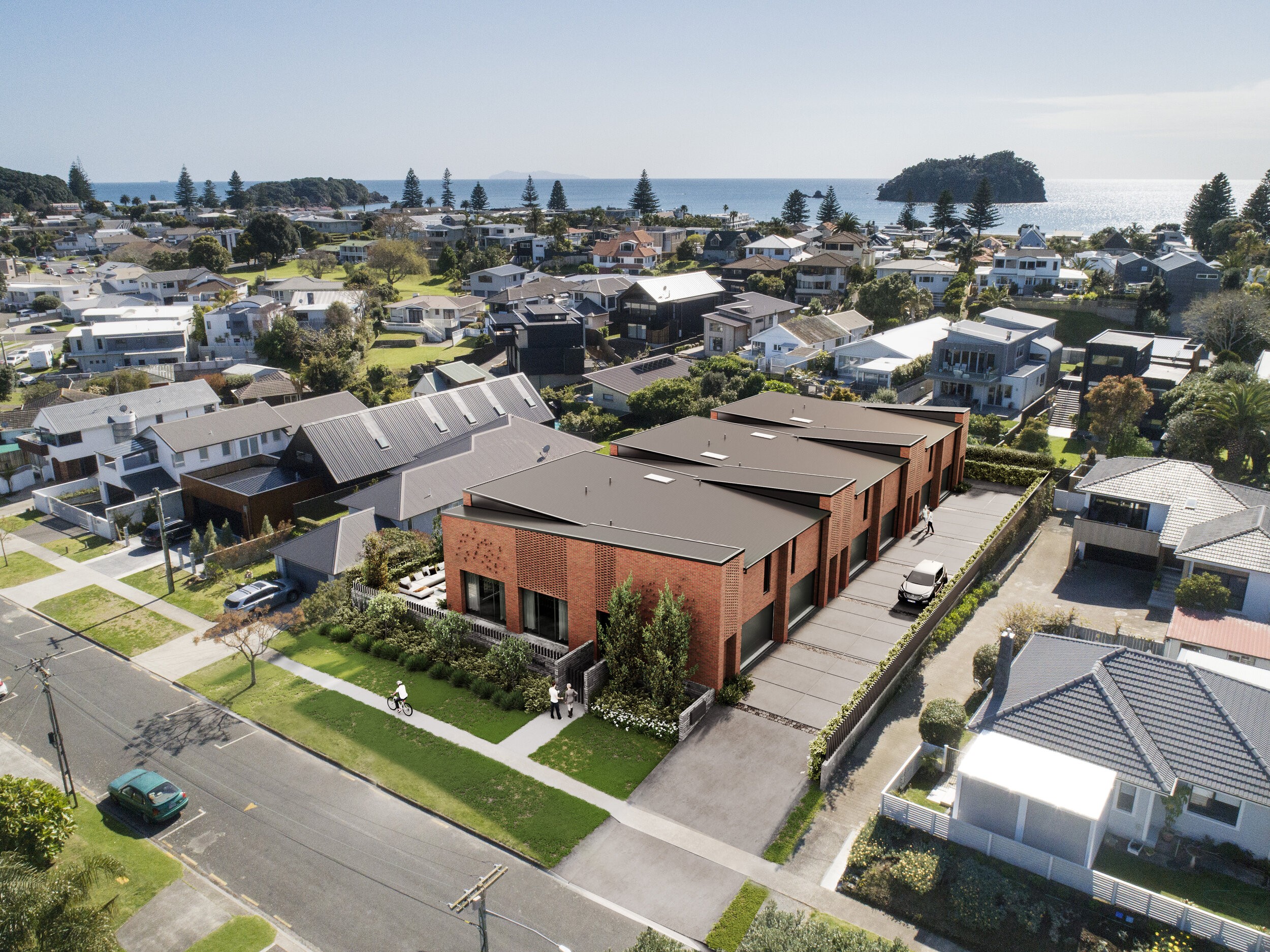 Pitau Road — townhouse design — view 2