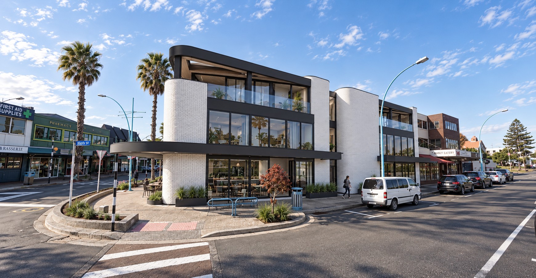 Maunganui Road, Mount Maunganui — mixed-use residential and commercial design