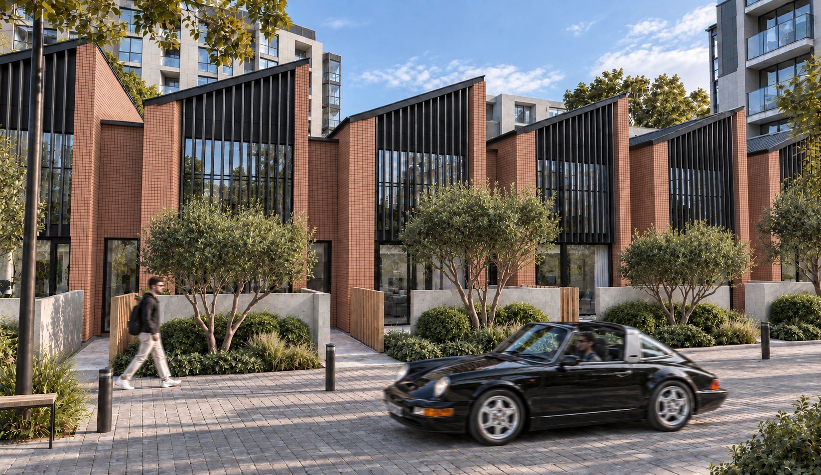 Parnell Terraces, Parnell, Auckland — townhouse design