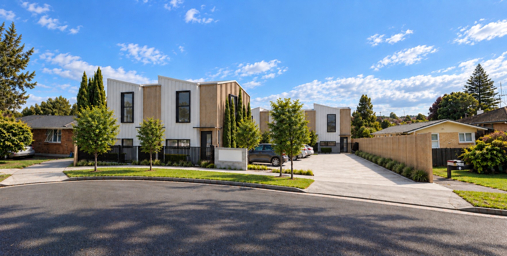 Wayne Place, Judea, Tauranga — townhouse design