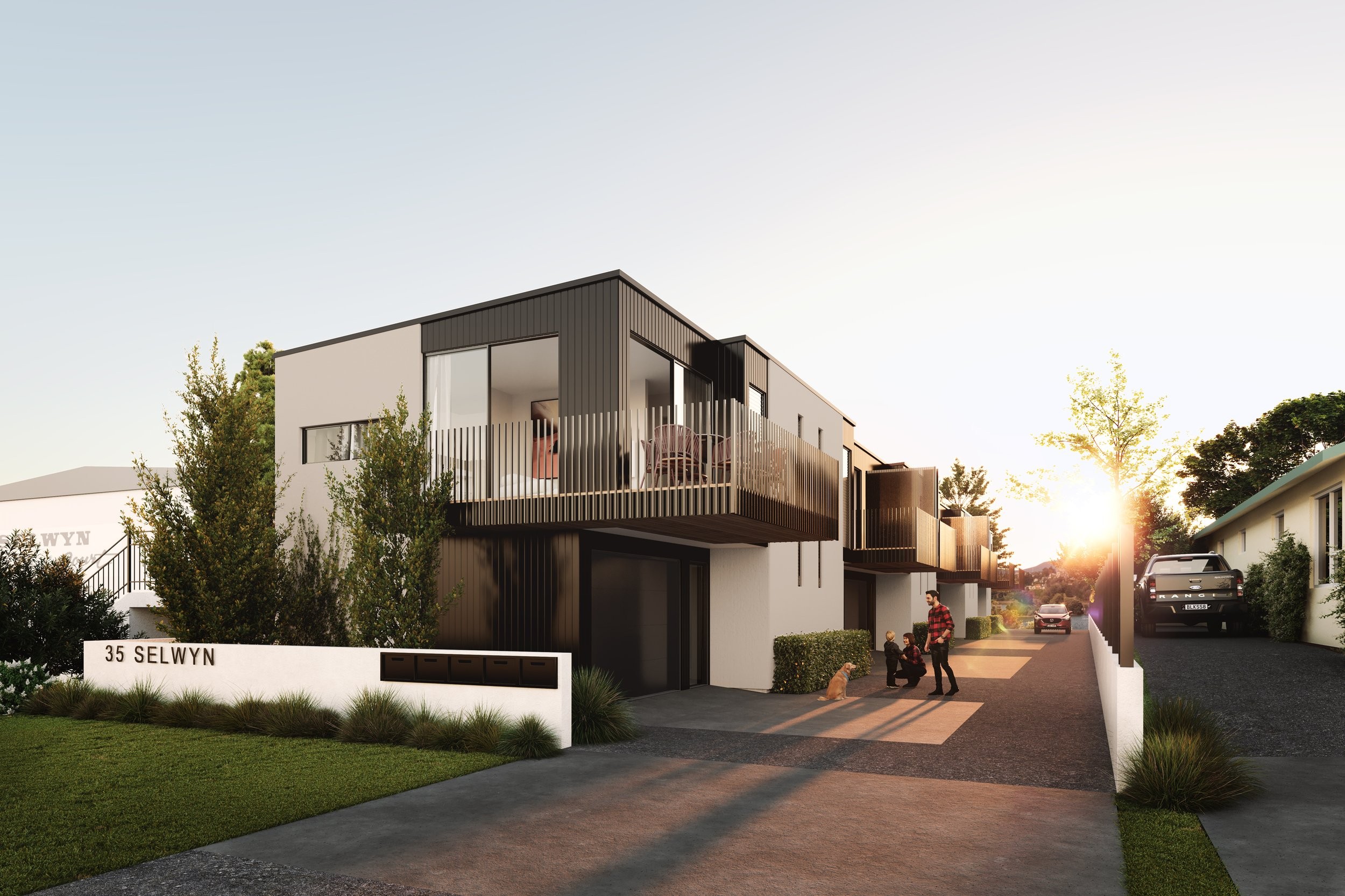 Selwyn Street — townhouse design — view 2