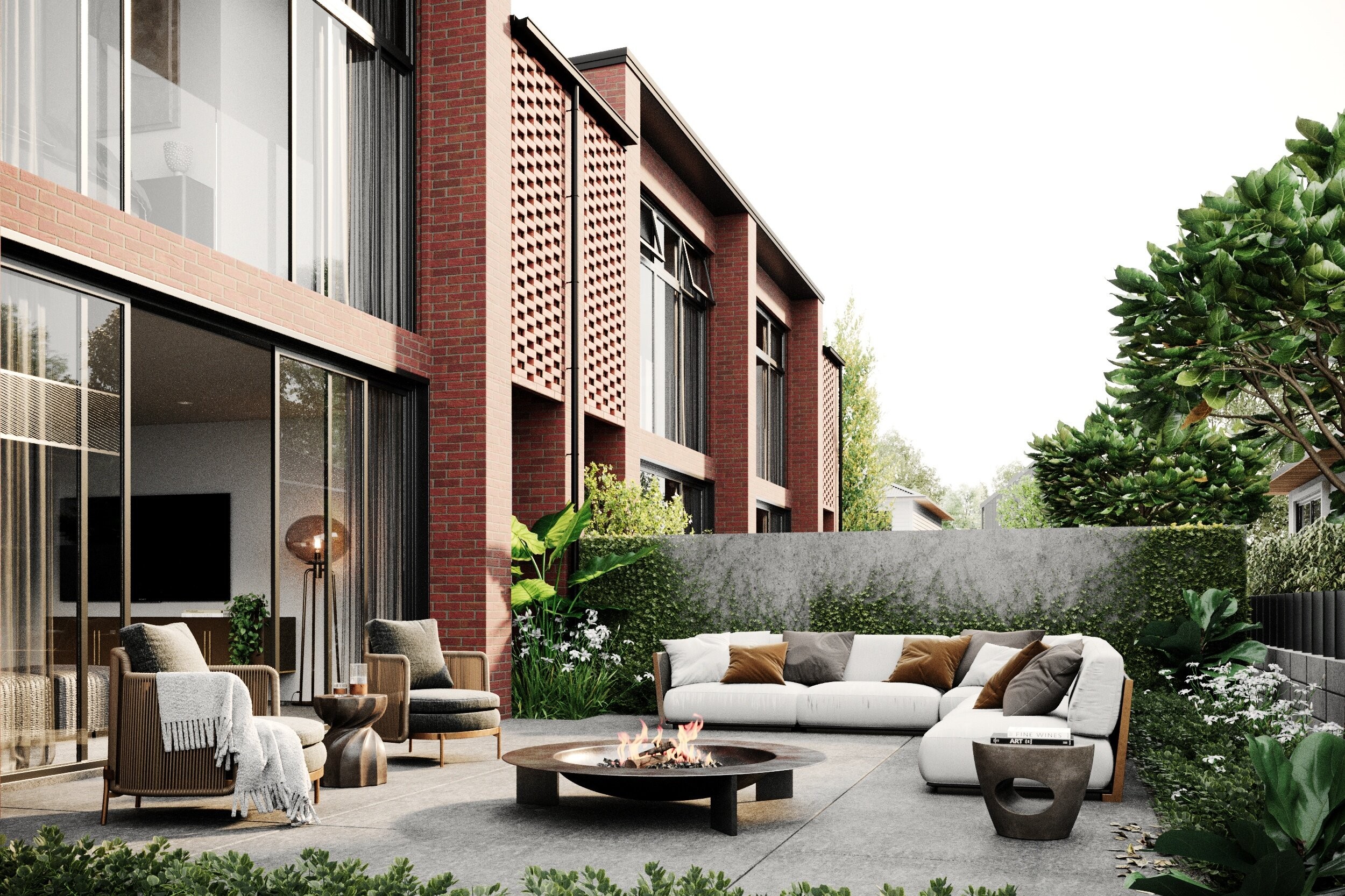Pitau Road — townhouse design — view 4