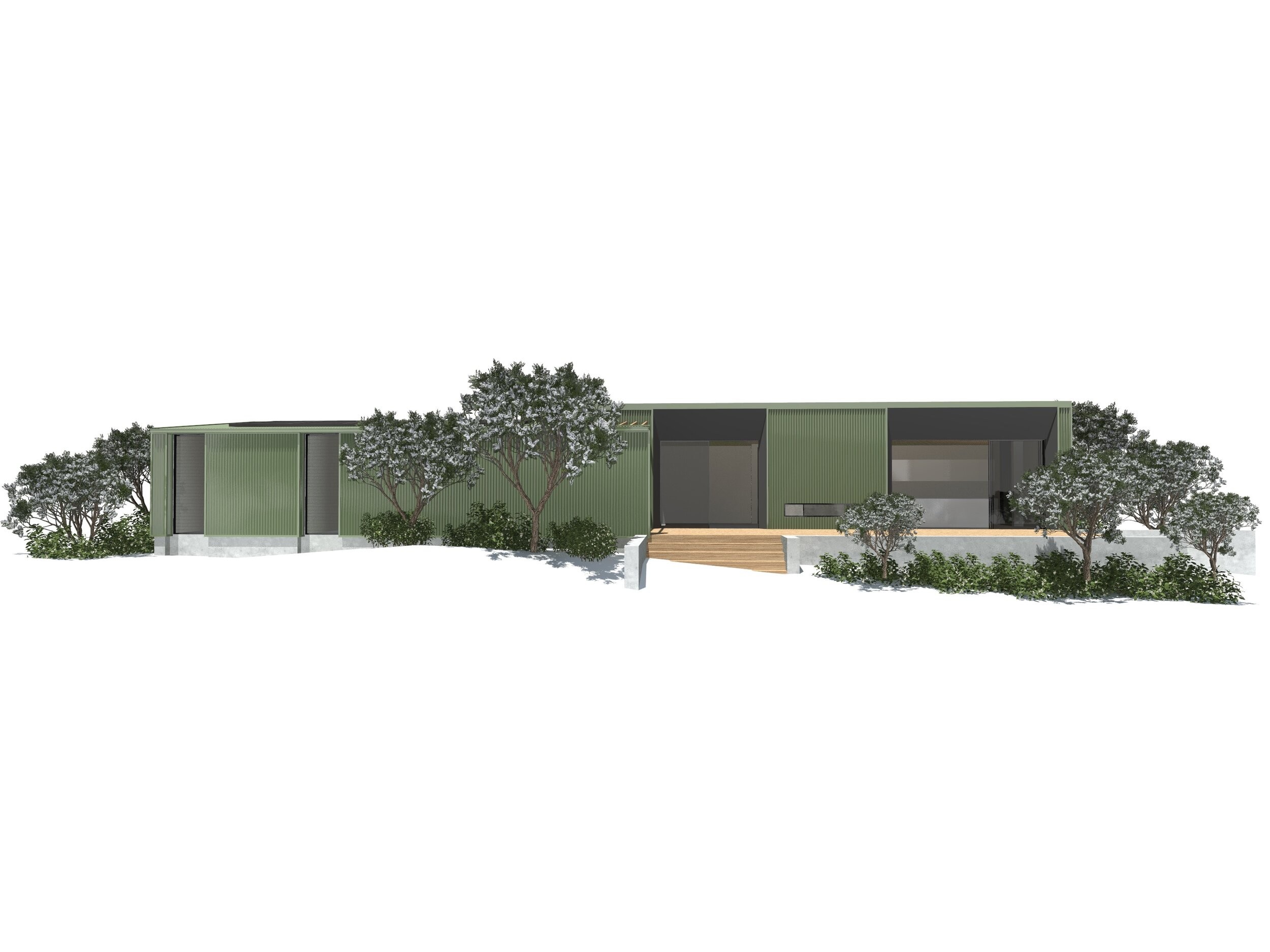 Hideaway — residential house design — view 3