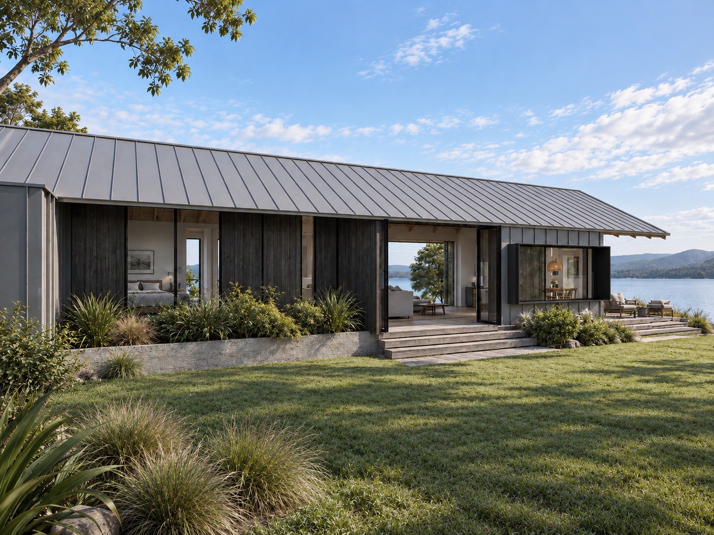 Lake Rotoma, Rotorua — residential house design, Lake Rotomā, Rotorua