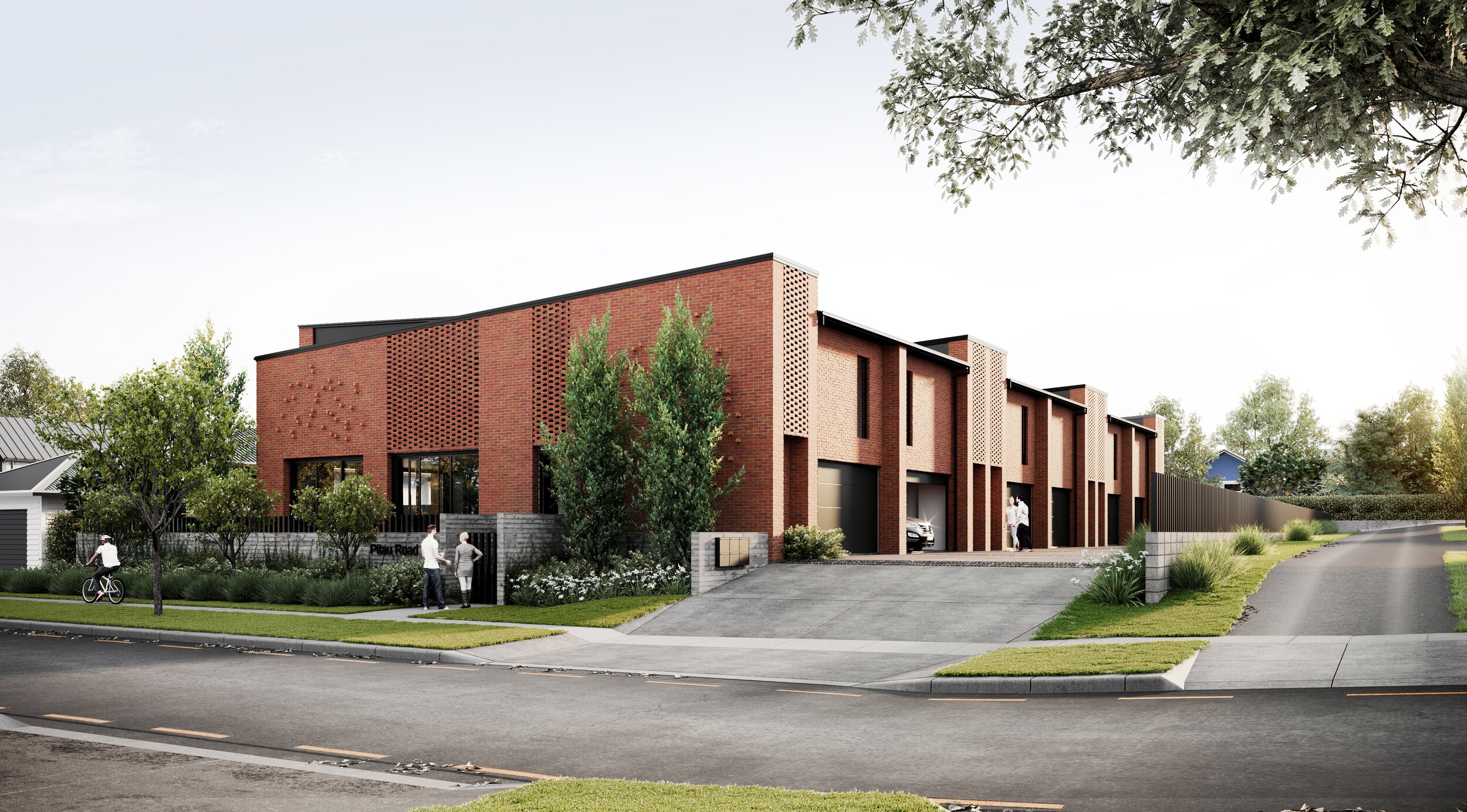 Pitau Road — townhouse design — view 3