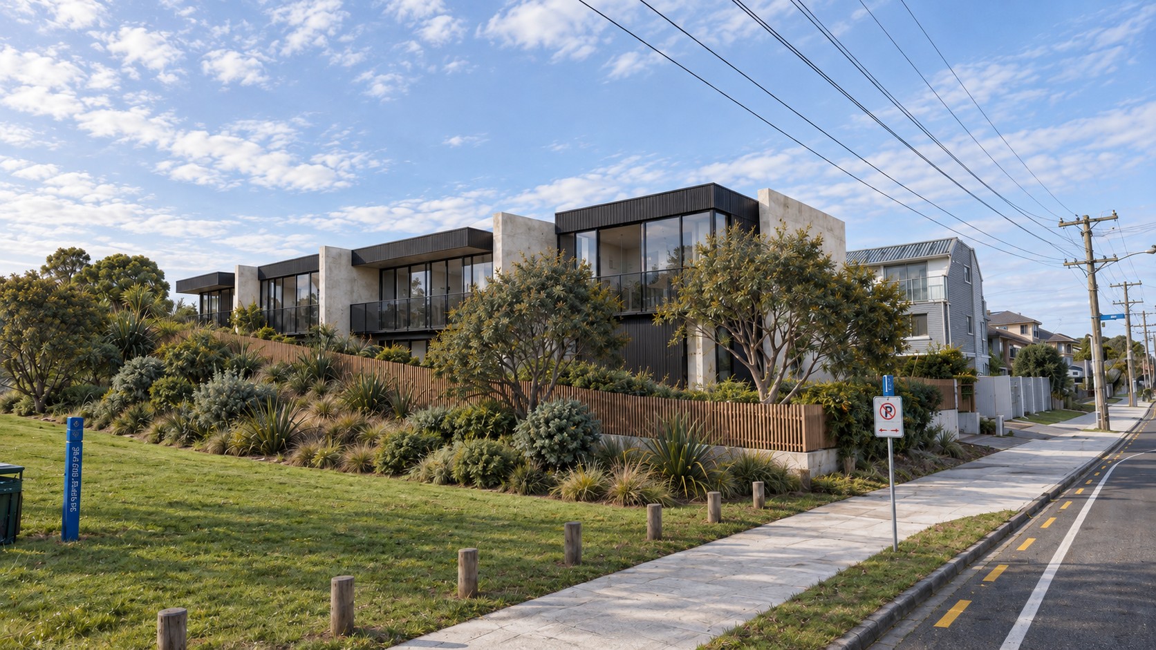 Oceanbeach Road, Mount Maunganui, Tauranga — townhouse design