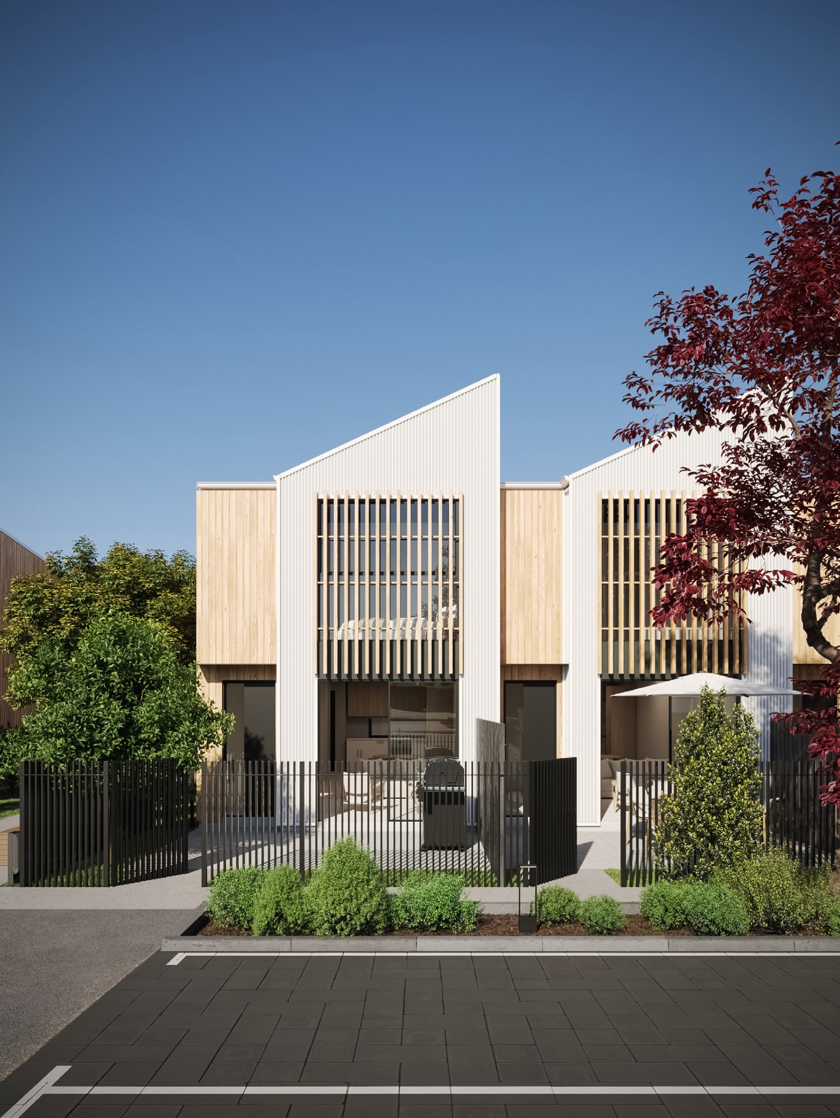 Levers Road — townhouse design — view 4